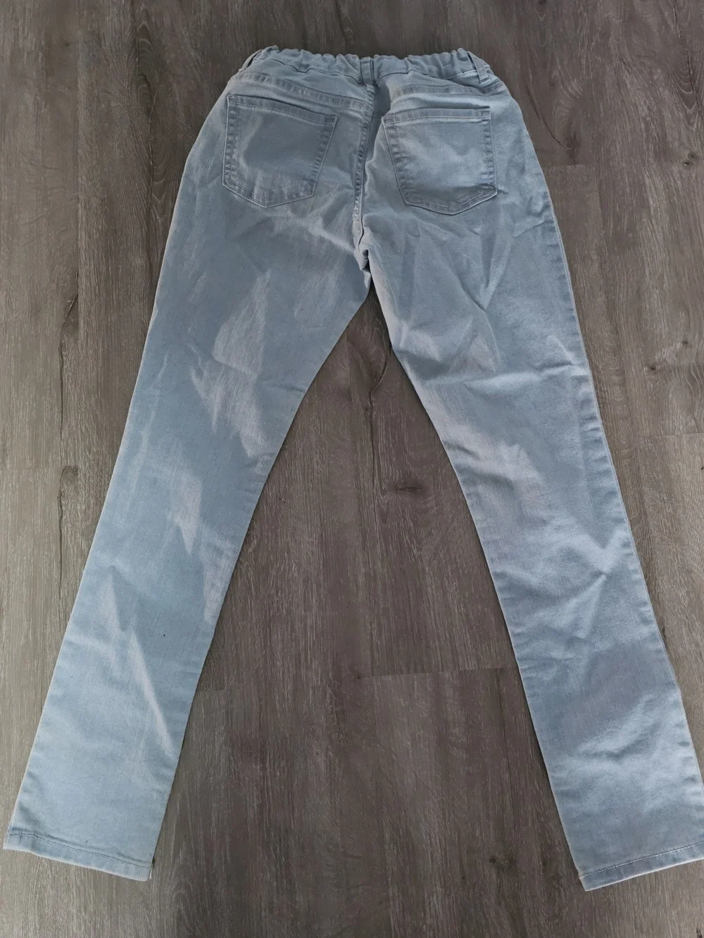 Girl's  Light Blue Straight Jeans